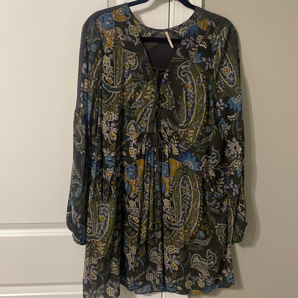 Boho Free People Mini Dress